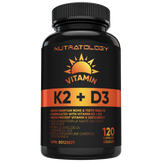 Nutratology Highest Potency Vitamin K2+D3 - 120 Capsules