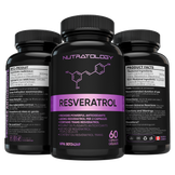 Nutratology Resveratrol Anti-Aging Supplement - 60 Capsules