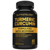 Nutratology Organic Turmeric Curcumin - 60 Capsules