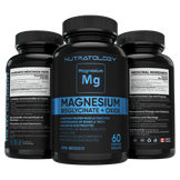 Vegan Magnesium Bisglycinate capsules for Heart Health 60 Capsules - Nutratology