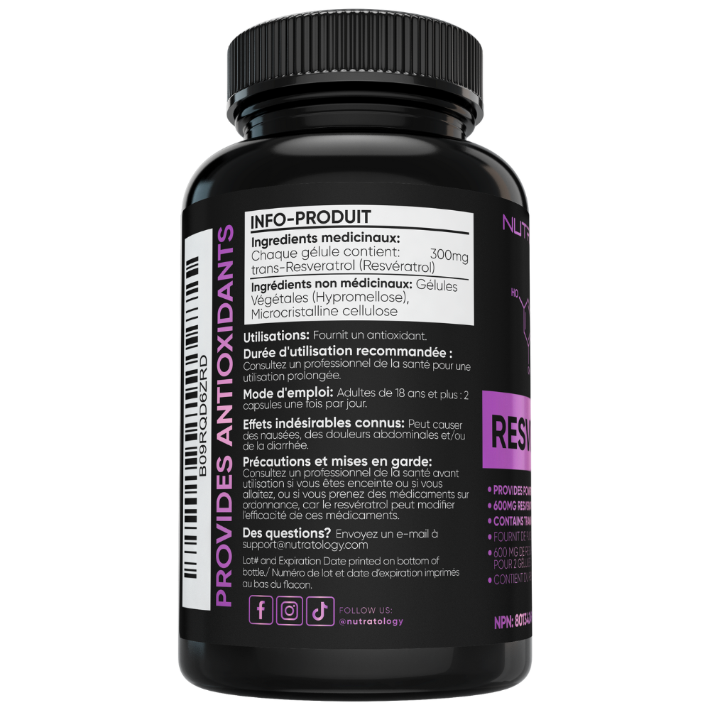 Resveratrol Supplement for anti aging | Nutratology  