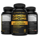 Organic Turmeric Curcumin supplement with Bioperine  for anti aging | Nutratology 