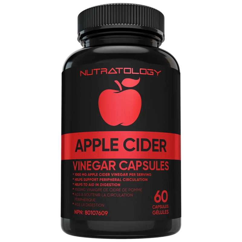 Nutratology Apple cider vinegar 60 Capsules - Keto Friendly ACV supplements