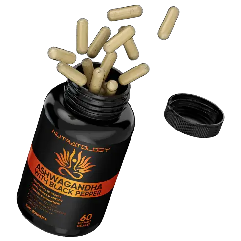 Buy premium Organic Ashwagandha powder supplements in Canada 120 capsules | Nutratology