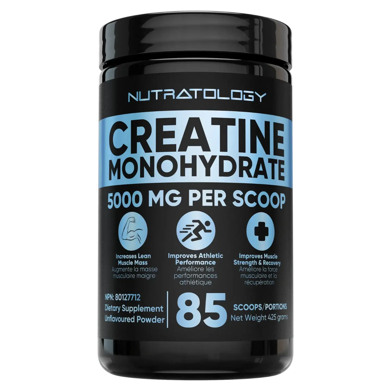 Nutratology Creatine Monohydrate - 425g - 85 Scoops