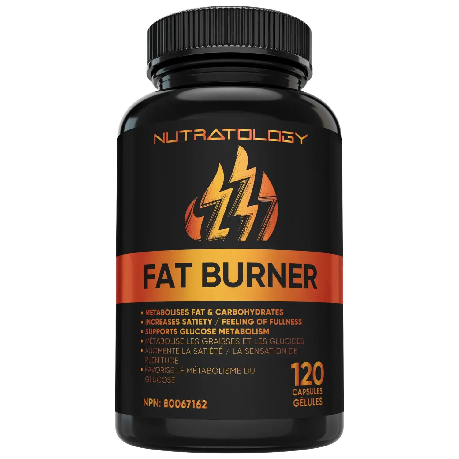 Nutratology Keto-Friendly Fat Burner - 120 Capsules