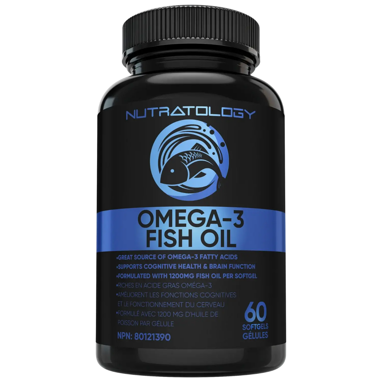 Nutratology Triple Strength Omega 3 Fish Oil - 60 capsules