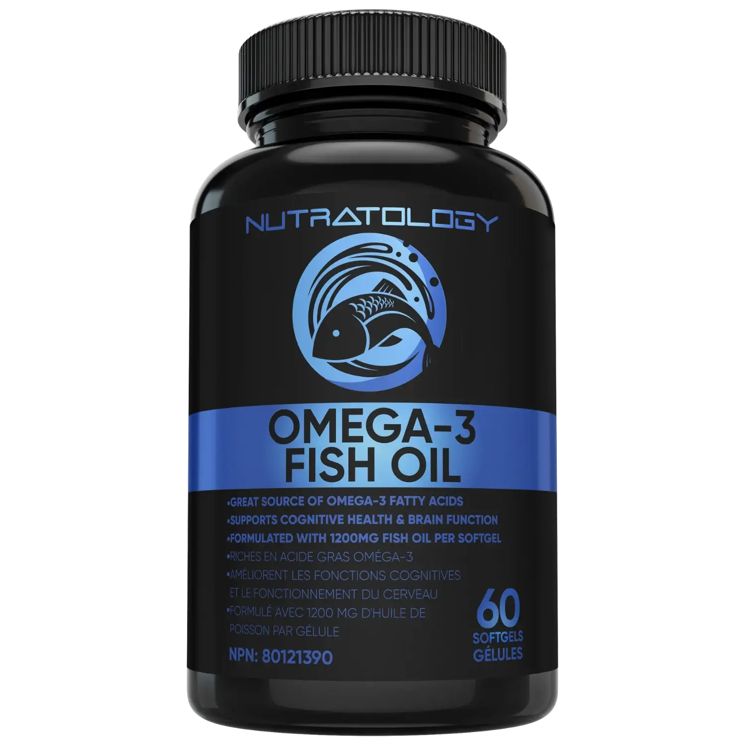 Nutratology Triple Strength Omega 3 Fish Oil - 60 capsules