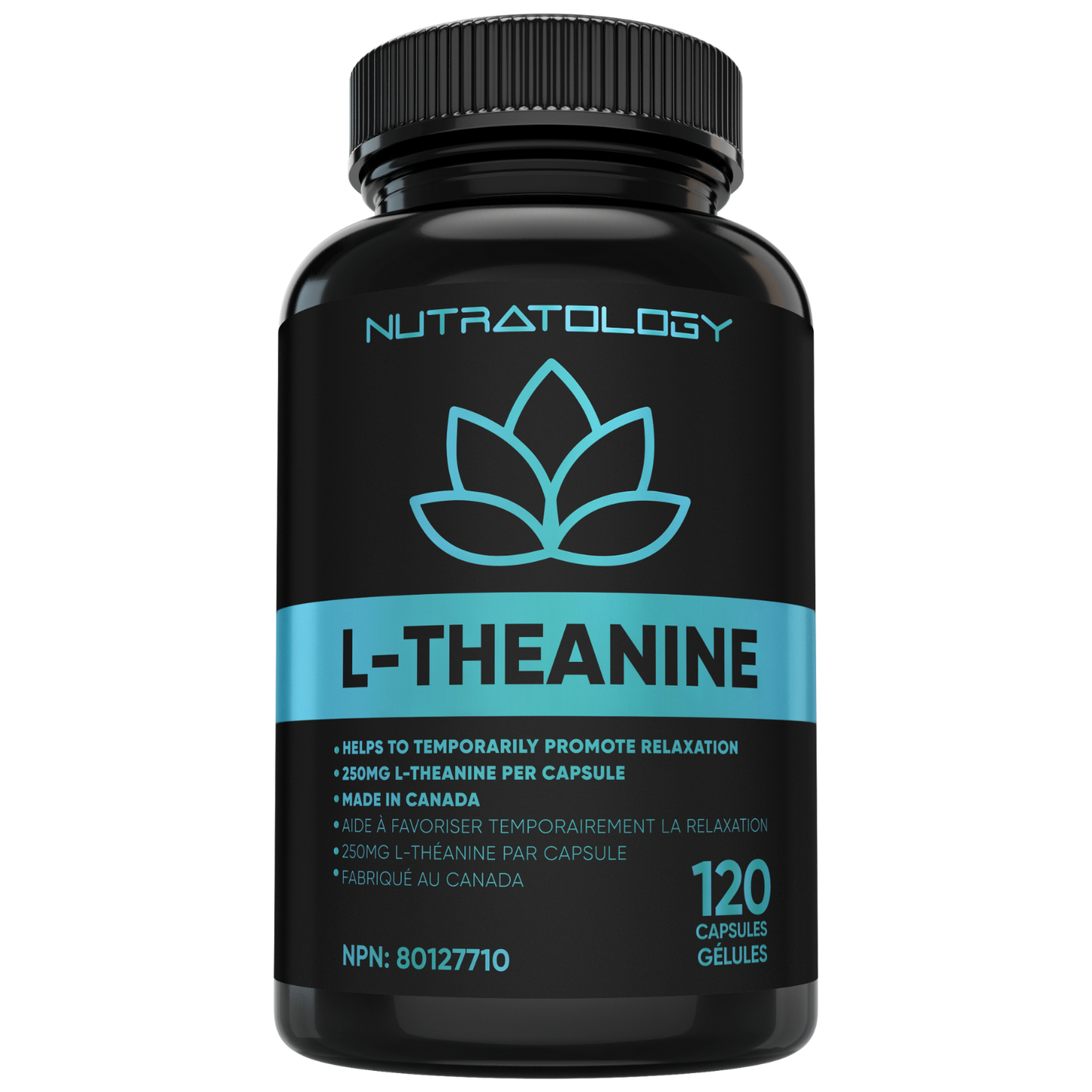 Nutratology L-Theanine for Stress Relief 120 Capsules