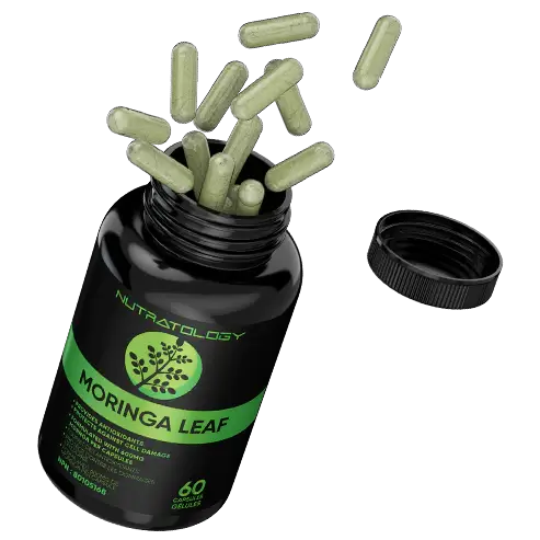 Nutratology Organic Moringa Leaf powder capsules for cell repair 