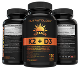 Nutratology Highest Potency Vitamin K2+D3 - 120 Capsules