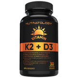 Nutratology Highest Potency Vitamin K2+D3 - 30 Capsules