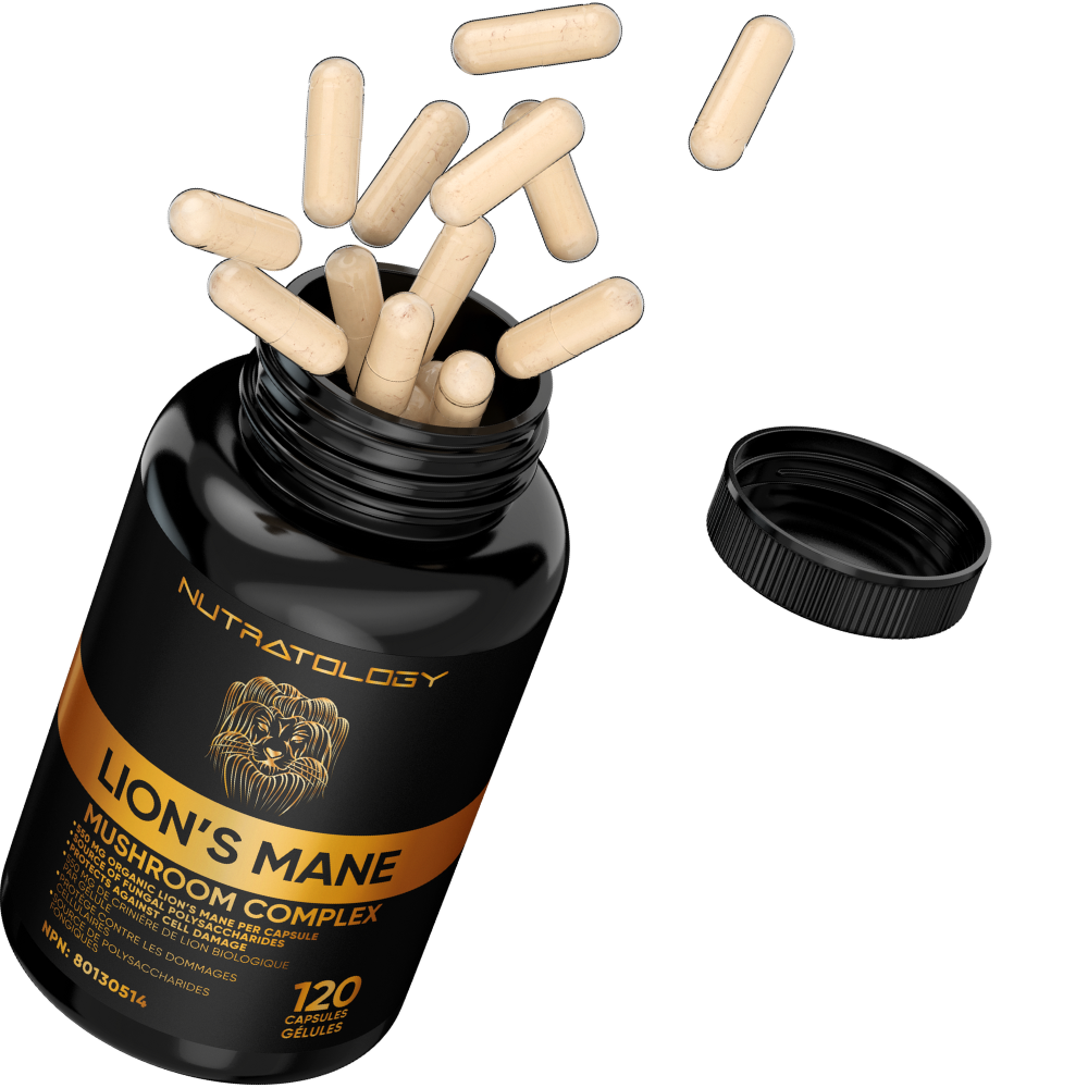 Nutratology Organic Lion's Mane Mushroom Complex - 120 Capsules