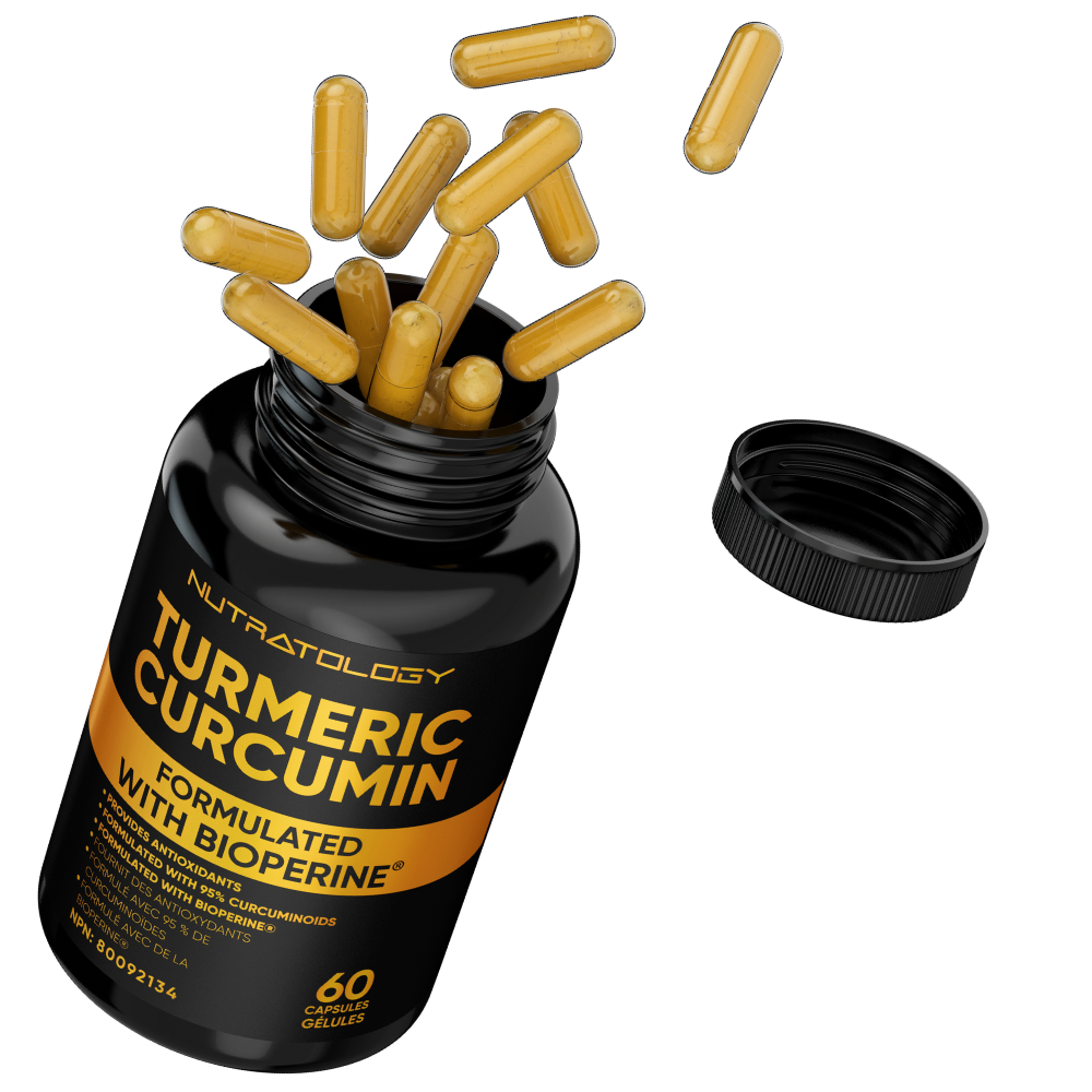  Organic Turmeric Curcumin supplement for Joint pain relief | Nutratology 